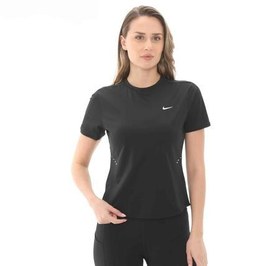 Resim Nike W Nk Swıft Df Ss Top Kadın T-Shirt Siyah 