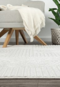 Resim Koza Monaco Krem Tozumaz Halı 33471B - Krem / 100 x 450 