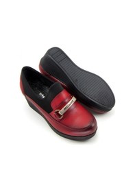 Resim Erkan Saçmacı Catherine Kırmızı Hakiki Deri Dolgu Topuklu Streç Günlük Ayakkabı Kırmızı 