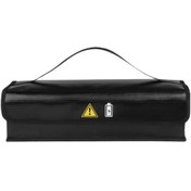 Resim Fosenze Elektrikli Bisiklet Bataryası Depolama Çantası: Alev Ve Suya Dayanıklı, Ateş Güvenliği, Büyük Kapasite, Fiberglas Malzeme Siyah 