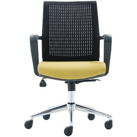 Resim Uzayofismobilyaları Uzay Ofis Makaron Fileli Şef Koltuğu - Siyah - Sarı 