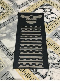 Resim Olympus plus KABURGA İSKELET KAFATASI Tasarımlı Motorcu Buff Maske Outdoor Boyunluk Unisex Bandana 