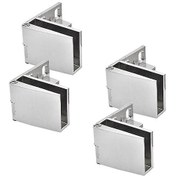 Resim 4'lü Cam Kapı Menteşeleri, Cam Dolap Kapı Menteşeleri, Cam Şarap Dolabı Menteşeleri, Cam Vitrin Menteşeleri-l 