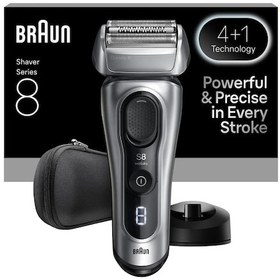 Resim Braun Series 8 Elektrikli Tıraş Makinesi, Islak Ve Kuru, Şarj Sta 