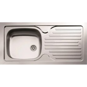 Resim Teka Infant Ob Mikro Keten Dokulu Tek Gözlü Sağ Damlalıklı Eviye (TEKA.40109725) 