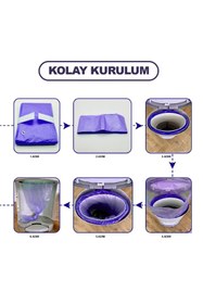 Resim Korbell 16lt Çöp Kutuları Ile Uyumlu 2250 Bebek Bezi Kapasiteli Lavanta Kokulu 3 Paket Yerli 