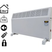 Resim Heatbox Konvektör Isıtıcı 2500W Uzaktan Kumandalı Dijital HBK2500D 