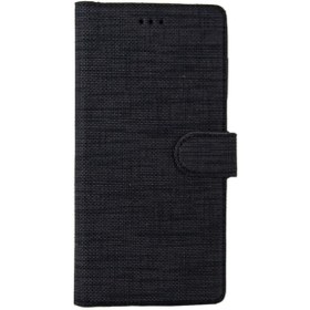 Resim Coverzone Omix X500 Standlı Kartvizitli Ve Para Gözlü Kumaş Desen Siyah 