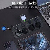 Resim Avrupa Standart Duvara Monte Uzatma Kablosu Güç Prizi, 4 Bağımsız Anahtar, Günlük Hayat, Ev, Ofis, Seyahat ve Daha Fazla Senaryo İçin 110V/250V Uyumlu, Usb Hub ile Usbc Port, Usb Hub ile Güç, Usb Hub Güçlü, Usb Hub 4, Kore Standart Çoklu Priz, Çoklu Priz, Duvar Prizi Uzatıcı, Elektrikli Uzatma Kablosu, Pc Güç Sabitleyici, Üç Yollu Priz için Priz, Prizli Uzatma Kablosu, Prizli ve Usb ile Uzatma Kablosu, Elektrikli Çoklu Priz, Usb Portlu Çoklu Priz 