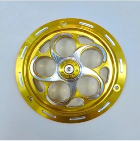 Resim Cloudstore Altın Renk Motor Soğutma Fanı Kapağı - Cnc Alüminyum Radyatör Koruyucu - Sprint Ve Primavera 150 