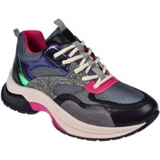 Resim pullman Simli Kadın Spor Ayakkabı Sneaker SMS-30162 SİYAH SİMLİ 