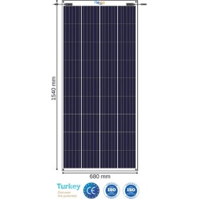 Resim FleXa 210 Watt Esnek Güneş Paneli FXM-210 Beyaz 
