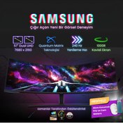 Resim 57 SAMSUNG LS57CG952NUXUF VA DUHD 240HZ 1MS HDMI DP 7680x2160 57 SAMSUNG LS57CG952NUXUF VA DUHD 240HZ 1MS HDMI DP 7680x2160
