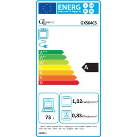 Resim Gl General Calipso 78 lt Hacimli Dijital Siyah Ankastre Fırın 9 Program A Enerji Sınıfı 