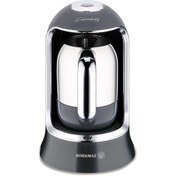 Resim KORKMAZ Kahvekolik Otomatik Kahve Makinesi Antrasit 