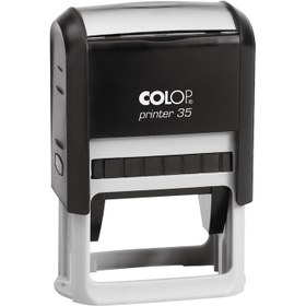 Resim COLOP PRINTER 35 TARİH KAŞE(TR) SİYAH KASA MAVİ/KIRMIZI KEÇE - 30X50M 
