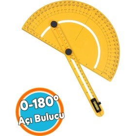 Resim PremiumPort Açı Bulucu Ölçer Gönye, Derinlik ve Köşe Cetveli, Çok Amaçlı Çizim Aracı 
