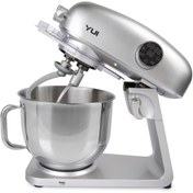 Resim Yui M218 Easy Chef Gümüş Stand Mikser 1800w Motor Gücü 8l Kapasite Dayanıklı Döküm Metal Gövde 