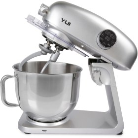 Resim Yui M218 Easy Chef Gümüş Stand Mikser 1800w Motor Gücü 8l Kapasite Dayanıklı Döküm Metal Gövde 