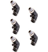 Resim Homyl 5 Adet Erkek Konu Dirsek Konektörü Hızlı Dpl-l6-01 