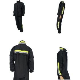 Resim Sevgent Motosiklet Yağmurluk Alt-Üst Siyah S Beden 