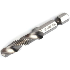 Resim Jeemson Hss M8 Tako Ve Delme Birleşik Uç, Yumuşak Metal/alüminyum/çelik İçin Otomatik Merkezleme, 6.35mm Altıgen Sap 