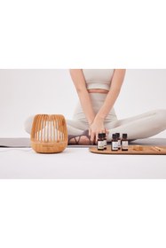 Resim NATUR' AZU Hava Nemlendirici Uçucu Yağ Difüzörü - Koyu Kahve (500ml) 