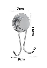 Resim Geseus Çelikayna Ikili Askı Vidasız Kendinden Yapışkanlı Krom-816 Çok Renkli 