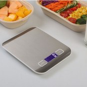 Resim AyrStore Lüx Dijital Mutfak Terazisi 5 Kg 1 Gr Hassas Paslanmaz Çelik + Pil 