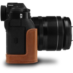 Resim MegaGear Fujifilm X-T3 Hakiki Deri Kamera Kılıfı 