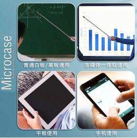 Resim Microcase Universal Telefon Tablet Teleskopik Uzayabilir Akıllı Tahta Sunum Kalemi 88 Cm - Al3546 