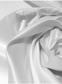 Resim Özgün Perde (2780) Saten Güneşlik Perde Beyaz Beyaz 280 x 180 