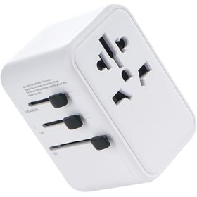 Resim Mena Rise 35W 3in1 Type-c Çok Yönlü Şarj Adaptörü Universal Evrensel Seyahat Charge Station HAWKSTORE 11 