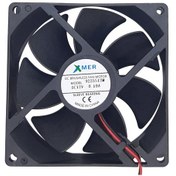 Resim Xmer 92X92X25Mm 12V 0.10A 2 Kablolu Fan 