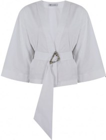 Resim Kimono Shirt White - S 