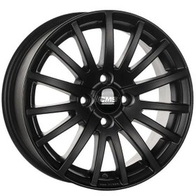 Resim CMS -465-13 6.5x15" -5x100 ET38 67.2 Complete Matt Black Jant (4 Adet) 