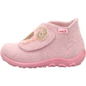 Resim Superfit Kız Çocuk kırmızı Ev Ayakkabısı 