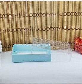 Resim Asetat Kapaklı Karton Kutu 15X15X3 50 Adet Mavi N11.9123 