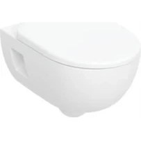 Resim VitrA Geberit 503.022.00.1 Selnova Rimree Asma Klozet ve Soft Kapak Takımı, Beyaz 