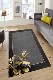 Resim 3 Boyutlu Dal Gold Halı Dekhera T1041 - 100X300 / Dot Taban 