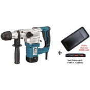 Resim catpowertools Catpower 5917 Sds Plus 5 KG 1050 W Kırıcı Delici Matkap + Akdeniz Taşınabilir Şarj Cihazı 