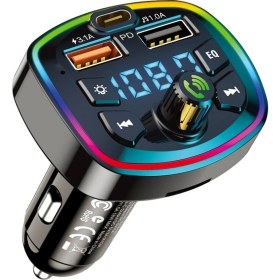 Resim Araba Bluetooth Mp3 Çalar ve Fm Verici Seti, Kolay Müzik Deneyimi 