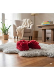 Resim Valenta Sevimli Labubu Figürlü Bebek Çocuk Panduf Ev botu Patik 