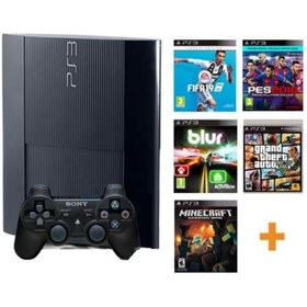Resim Sony Playstation 3 Super Slim 500 Gb + 40 Güncel Oyun 