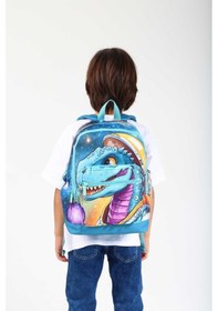 Resim Kaukko Kids Sırt Çantası Layer Dinosaur L5184 