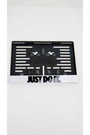 Resim BnP LAZER Just Do It 3D Pleksi Motor Plakalık 