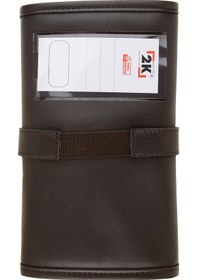 Resim 2k Rulo Kalemlik,sanatsal Kalemlik,dereceli Kalem,teknik Çizim Çantası,vegan 24'lü,çıtçıtlı,açık 21 58 Cm.,kahve Kahverengi 