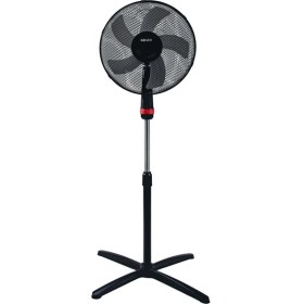 Resim Raks Kraus Sf 16 Siyah Ayaklı Vantilatör 50 W Güç Salınım Özellikli 40 cm Pervane Çapı 