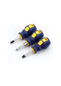 Resim Çift Kullanımlı 1 Adet Mini Tornavida Çok Fonksiyonlu Çapraz Şekilli Tornavida Oluklu Düz Dıy Onarım Araçları Manyetik Kısa Küçük Tornavida 3363 