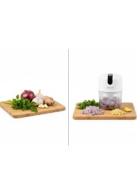 Resim Sayarmarkt Şarjlı Mini Sarımsak Doğrayıcı USB Şarjlı 250 ml 